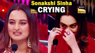 Indias Best Dancer Season 4 Sonakshi Sinha Emotional Crying IBD 4 [upl. by Neela]