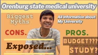 Orenburg state medical university  Mbbs In Russia 🇷🇺  Budget  Study  All Information [upl. by Seth]