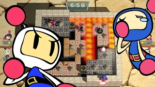 Super Bomberman R 4Player Gameplay Nintendo Switch [upl. by Kronfeld621]