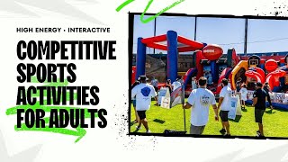 ⛳⚾ Competitive Sports Activities for Adults at Company Picnics amp Team Building Events for Employees [upl. by Asiled636]