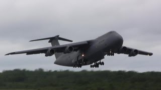 C5 Galaxy Screaming Takeoff [upl. by Filomena263]