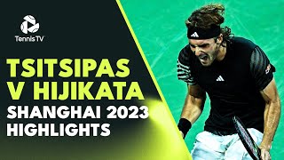 Stefanos Tsitsipas vs Rinky Hijikata Highlights  Shanghai 2023 [upl. by Ahsyle526]