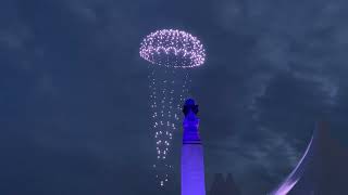 Drone Display at D Day 80th Anniversary Portsmouth [upl. by Aon94]