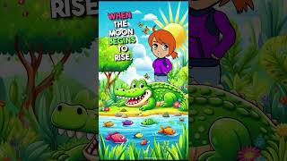 rhymes The Crocodile  Fun amp Friendly Poem for Kids  Animal Poems for Children [upl. by Elleirua363]