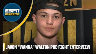 Javon Wanna Walton says hes now focused on boxing gives tribute to Angus Cloud [upl. by Hluchy]