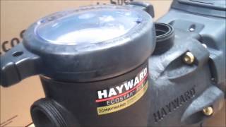 Hayward EcoStar pool pump box tour video by POOLCENTERcom [upl. by Aissatan]