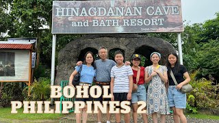 Bohol Philippines day 2 hinagdanancave Boholbeefarm panglao bohol moadtostrip [upl. by Aihk]