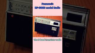 Panasonic RF680D AM FM 2band portable transistor receiver 1962 Japan madevintageradiotapeold [upl. by Adnahc401]