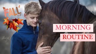 MORNING ROUTINE equestrian  Tips [upl. by Lidia]