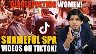 Shameful spa videos on tiktok Disrespecting women [upl. by Breanne]