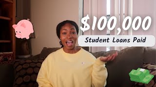 How to Pay Off Student Loans Quicker How I Paid Off 100000 in Less Than 3 Years [upl. by Hpesojnhoj]