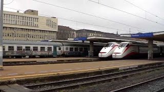 Annunci Trenitalia amp SFM alla Stazione di Torino Porta Nuova [upl. by Akinat82]