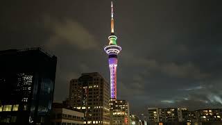 Sky Tower New Zealand 🇳🇿 Timelapse [upl. by Adnilam]