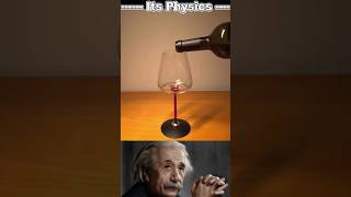 How This Wine Glass Turns Physics Into Art physics alberteinstein scienceisawesome artandscienc [upl. by Anairda]