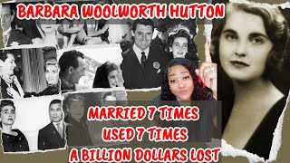 Barbara Hutton Billionaire Heiress Married 7 Times and Flat Broke When She Died WHY  OHS [upl. by Pomfret]