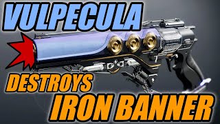 Vulpecula Hand Cannon INSANE in Iron Banner Destiny 2 LightFall [upl. by Aicilak]