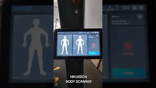 HIKVISION Body ScannerMillimeter Wave Security Inspection System hikvision walkthrough [upl. by Eihtak817]
