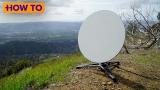 How to set up Starlink satellite internet [upl. by Jardena]