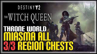 All Miasma Region Chests Destiny 2 [upl. by Delahk949]