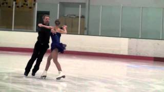 PreSilver Ice Dance test  Foxtrot [upl. by Ennayd]