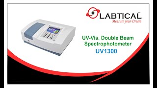 UV1300  UVVis Double Beam Spectrophotometer [upl. by Aislehc807]