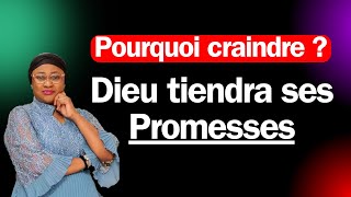 Pourquoi craindre  Dieu tiendra ses promesses Il accomplira sa parole Past Joëlle Gloria Kabasele [upl. by Khan]