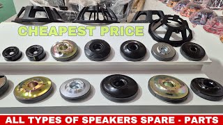 All Types of speakers Spare parts  voice coil  Speaker Spider  Speaker Magnet  Cone👍😍 [upl. by Gargan]