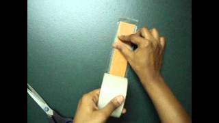 Laminating a bookmark [upl. by Hagile]