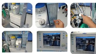 Anesthesia machine leak test process step by step in hindiDrager anaesthesia workstationDrager [upl. by Assirrec]