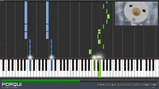 Fairy Tail Opening 1  Snow Fairy Piano Synthesia [upl. by Moira]