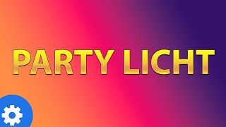 10 Stunden PARTY LICHT wechselt Farben 🟥 🟨 🟦 Disco Laser in Bewegung [upl. by Allehs]