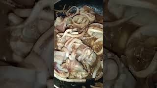 ADOBONG PUSIT  SQUID ADOBO Some Filipinos Favorite Dish food shortvideo shorts [upl. by Ariamat]