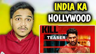 Kill  Official Red Band TEASER REACTION  Suraj Kumar [upl. by Anuahsat783]