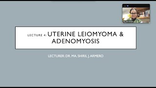 LEIOMYOMA and ADENOMYOSIS [upl. by Conlee]