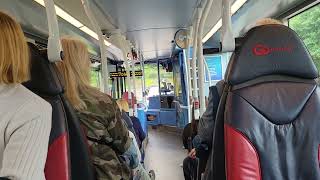 THE POPPY BUS Onboard X Lines X1 to Peterlee  Go North East 6333  NK67 GOC [upl. by Cirda252]