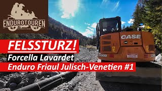 Ende Felssturz  Endurowandern  Friaul JulischVenetien  Goldener Oktober   1 Forcella Lavardet [upl. by Eladnyl]