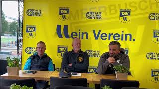 Pressekonferenz nach NiederrheinpokalAchtelfinale TSV Meerbusch  Union Nettetal 131024 [upl. by Iline596]