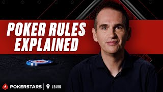 Poker Rules and Etiquette for Beginners  PokerStars Learn [upl. by Bailey632]