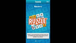 How To Play Ruzzle  Janiyah Final Project [upl. by Tristam]