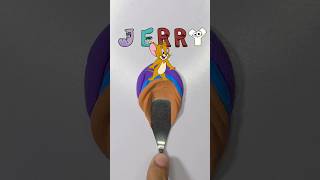 Jerry Color Mixing  Satisfying shorts art shorts [upl. by Aynek]