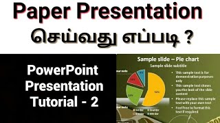 Paper Presentation Tutorial  2  Spoken English Class in Tamil [upl. by Eninnaej]