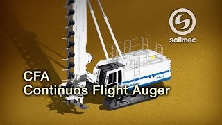 Continuous Flight Auger  Soilmec [upl. by Htrag]