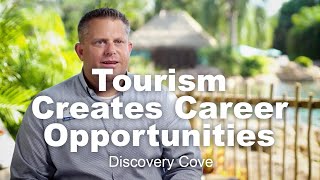 Tourism Creates Careers Opportunities  Discovery Cove  Brad Gilmour  Visit Orlando [upl. by Saile]