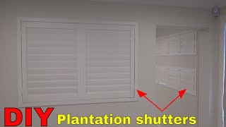 How to install plantation shutters step by step tutorial [upl. by Sairtemed593]