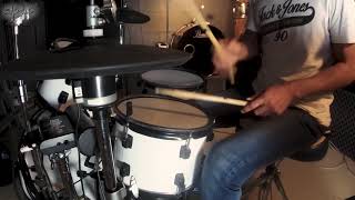 Jobeky Drums With Roland TD  4 Triggering EZ Drummer 2 [upl. by Vanna]