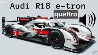 Assetto Corsa Sound Audi R18 etron quattro Ready to Race Pack [upl. by Byrann2]