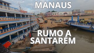 Viagem de barco Manaus a Santarém dezembro 2023 com chuva 25 horas [upl. by Nydia]