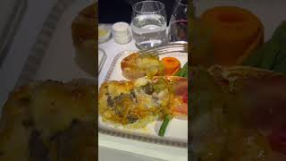 Book the Cook Lobster Thermidor Singapore Airlines Business Class meal [upl. by Eeltrebor]