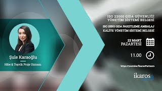 Kalite Yönetim Sistemleri  ISO 22000 amp ISO 15593 Yönetim Sistemi Belgeleri [upl. by Yenruoc]