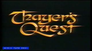 quotThayers Questquot Full Laserdisc  1984 [upl. by Ynohtnaed]